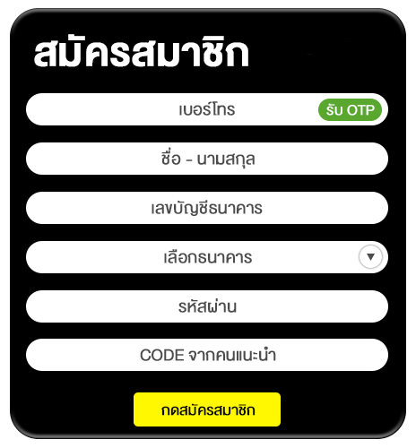 สมัครสมาชิก เว็บสล็อต รวดเร็วและง่ายดาย